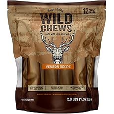 Purina Prime Bones Made in USA Facilities Limited Ingredient Medium Dog Treats, Chew Stick With Wild Venison - 9 ct. Pouch