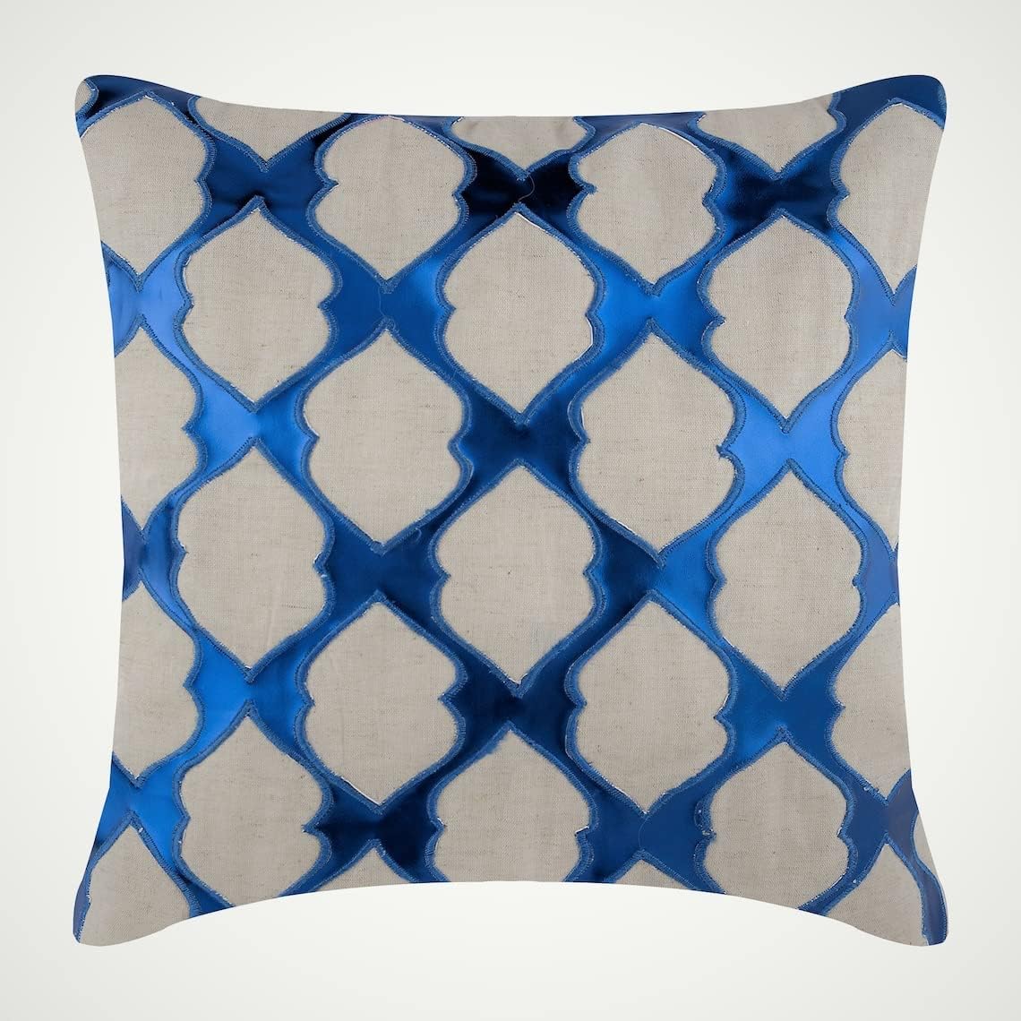 The HomeCentric Blue Euro Pillow Covers 26x26 inch (65x65