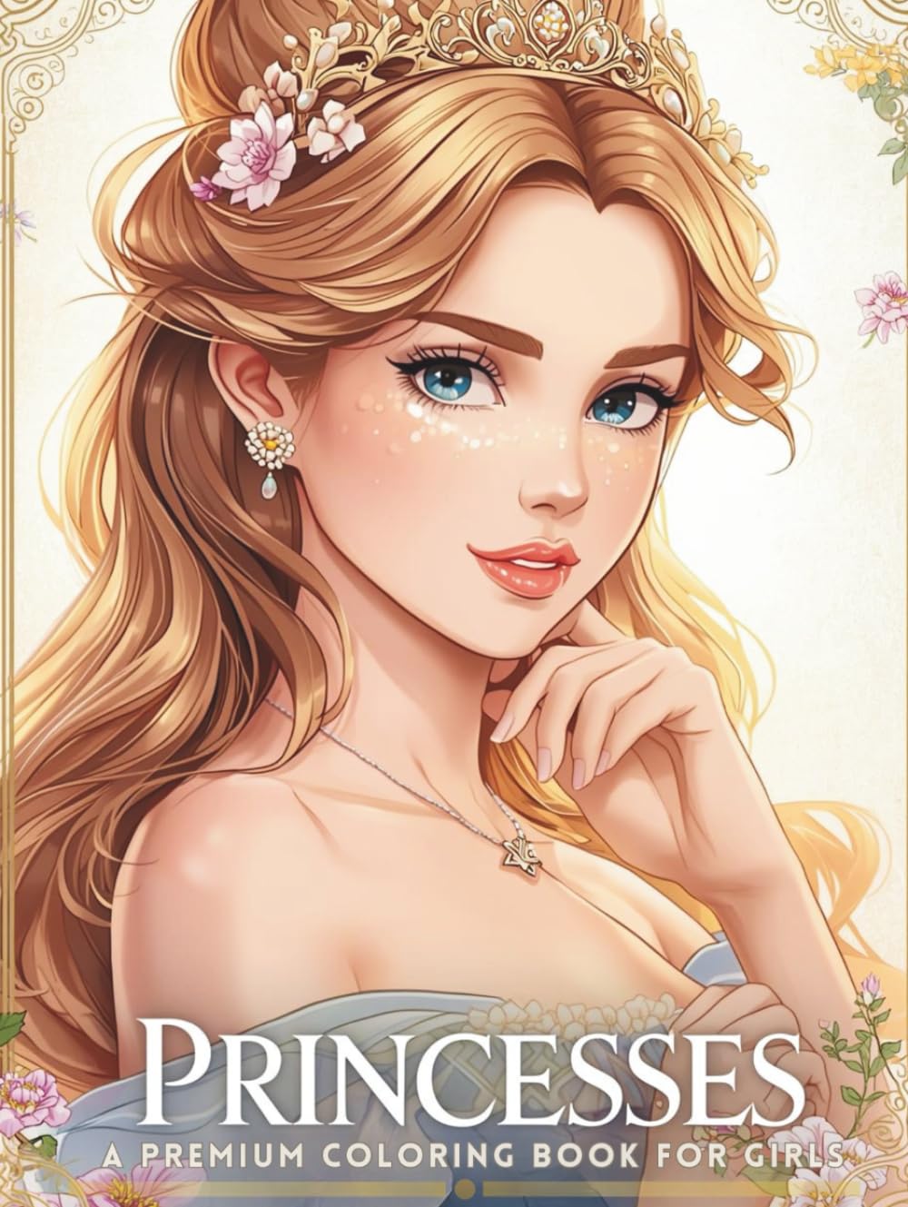 The Ultimate Princess Coloring Collection: A Premium Hardcover Coloring Book for Girls, Featuring Beautiful, Detailed Princess Portraits (Enchanted Seasons: A Royal Princess Coloring Adventure)
