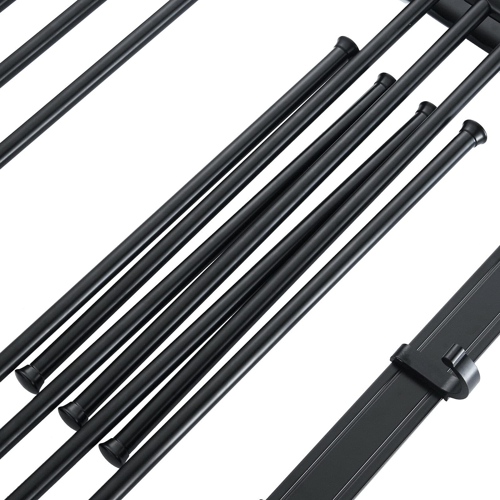 Toallero giratorio montado en la pared, estante plegable de secado de ropa sucia con ganchos y brazos oscilantes, toallero de aluminio para baño, cocina