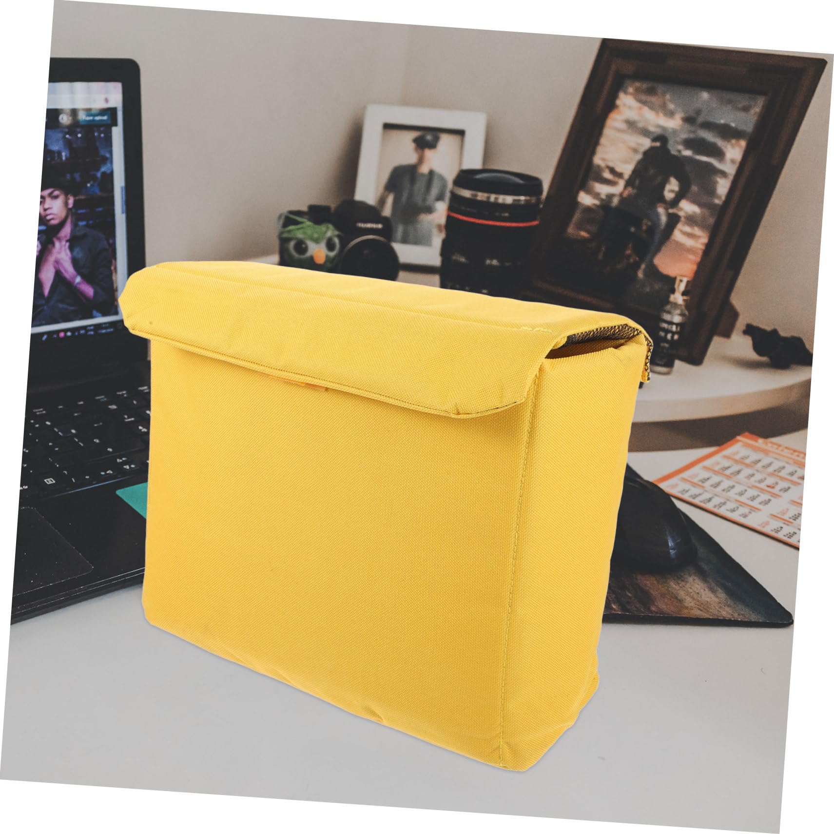 Bolsa de Cámara Portátil Estuche Interior Acolchado para DSLR Simple y Útil Compatible con Mochilas Protección Óptima para Lentes y Cámara Color