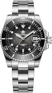 ADDIESDIVE Automatic Dive Watches for Men Sapphire Crystal 200 M Waterproof 41 MM 3D Dial Ceramic Bezel Stainless Steel