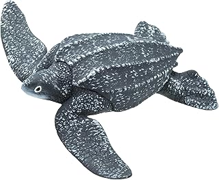 Safari Ltd. Leatherback Sea Turtle Figurine - Detailed 4.25" Plastic Model Figure - Fun Educational Play Toy for Boys, Girls & Kids Ages 3+