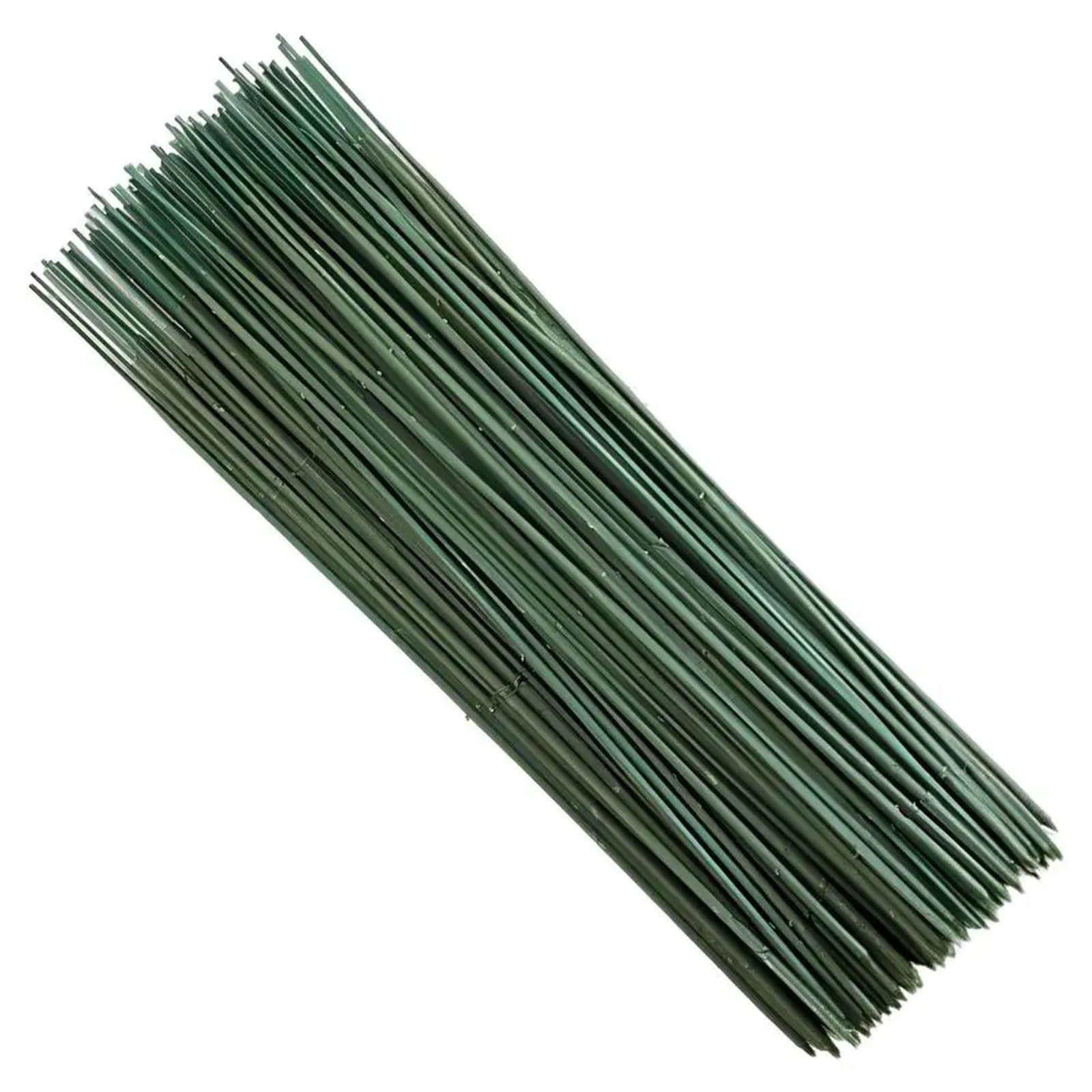 Zhsoao One Color 150 Pcs 17/25/30Cm Artificial Green Flower Stem For Diy Craft Bouquet Making