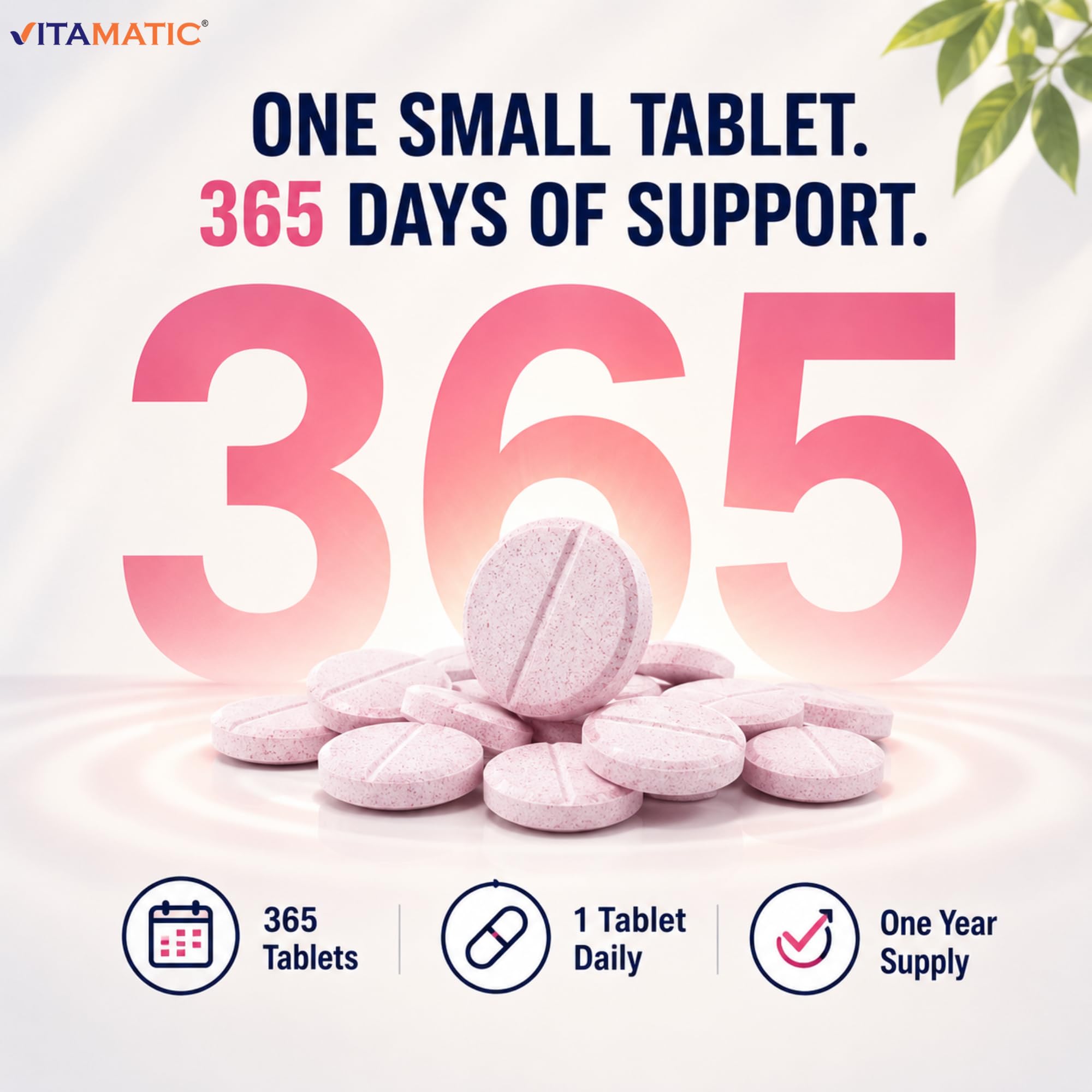Vitamatic Vitamin B12 1000 mcg, 365 Fast Dissolve Tablets - 2 Pack — Amazon image 5