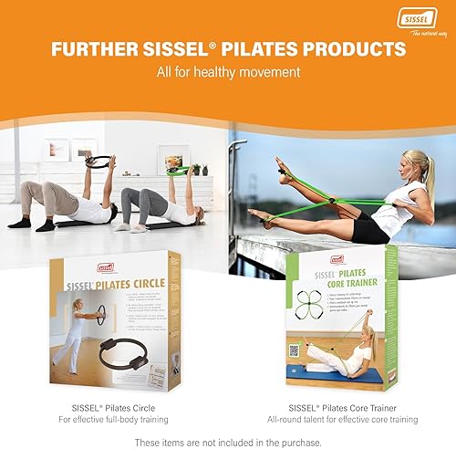 Miniatura 10 de SISSEL Pilates Soft Ball Gray  8.5 in  Phthalate- & Latex-Free PVC  for Deep Relaxation & Muscle Strengthening  340 lbs Capacity  Includes Exercise