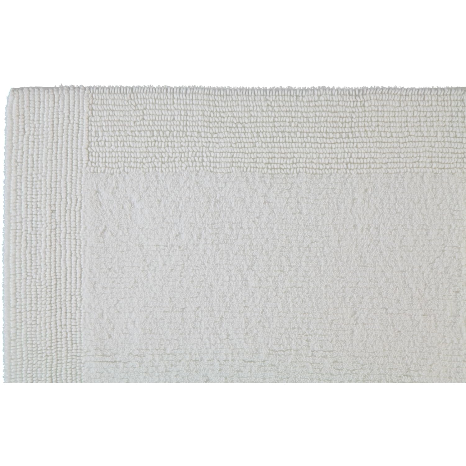 RHOMTUFT 4515316078 Badteppich Prestige 60 x 60 cm, Aqua 60 x 60 cm, tappetino WC Non sagomato 01 Weiß