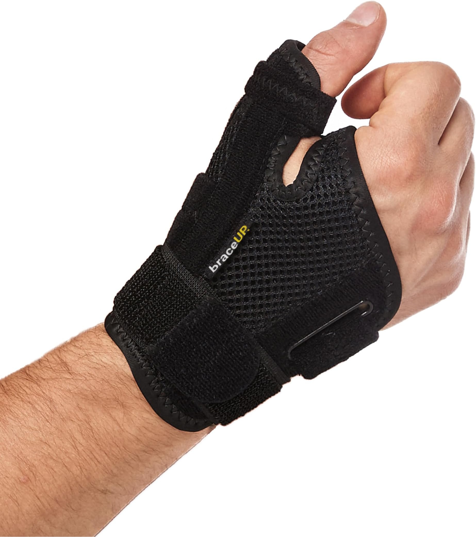 Thumb Spica Splint Brace Right Left Hand Women and Men, CMC with Thumb Support, for Arthritis, Tendonitis, Carpal Tunnel Pain Relief and Thumb Sprain (Black)
