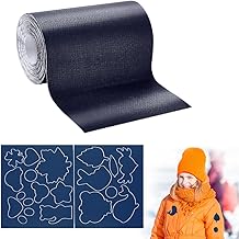 ADERTOS Self-Adhesive Nylon Patches Down Jacket Repair Patches 7.6 x 200 cm Down Jacket Repair Rolls Self-Adhesive Repair Patch Sticker Patch Nylon Repair Kit for Jacket Tent