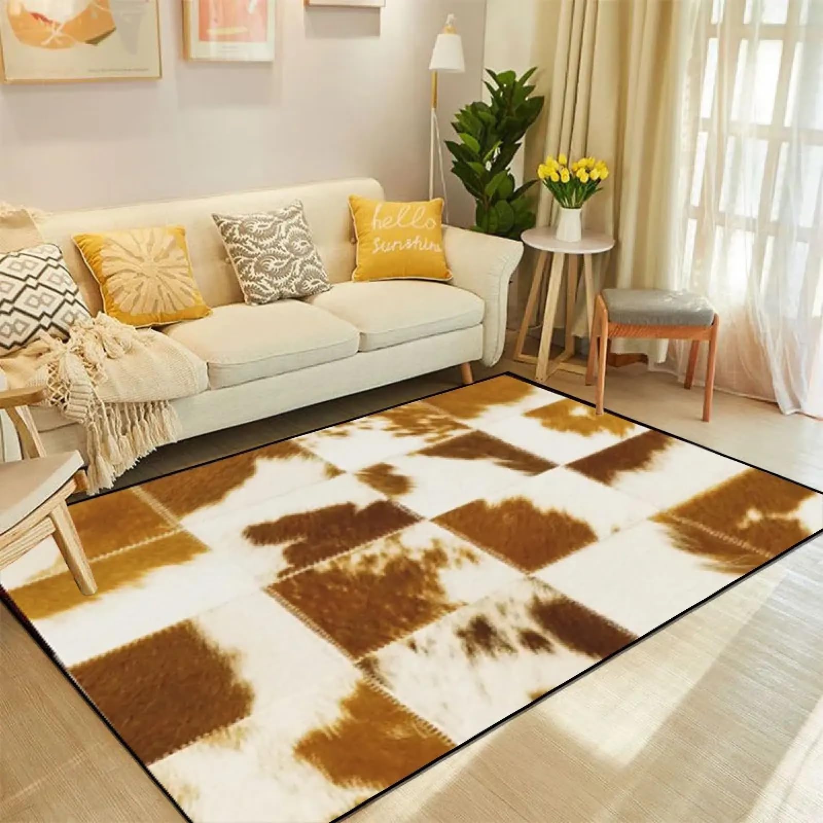 Tapis de sol antidérapant pour vestiaire chic et salon sous canapé