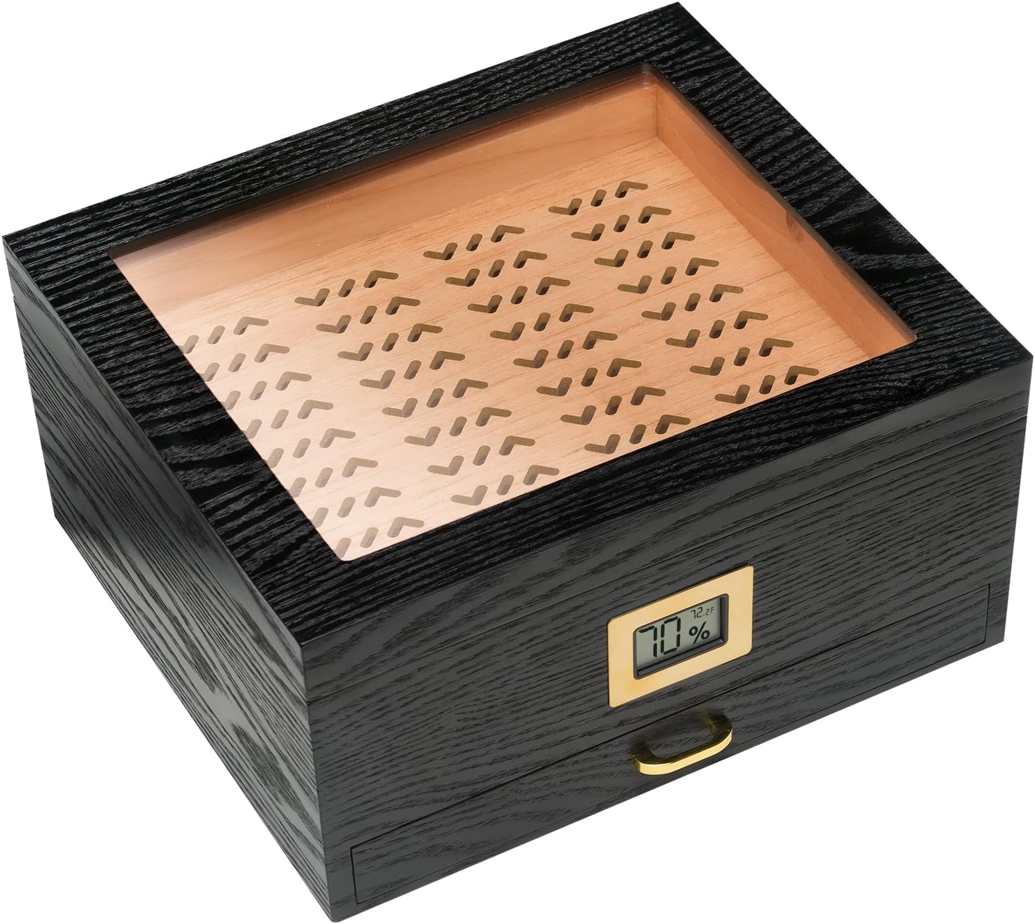 Cigar Humidor Box Professional Humadores for 5080 Cigars with Builtin