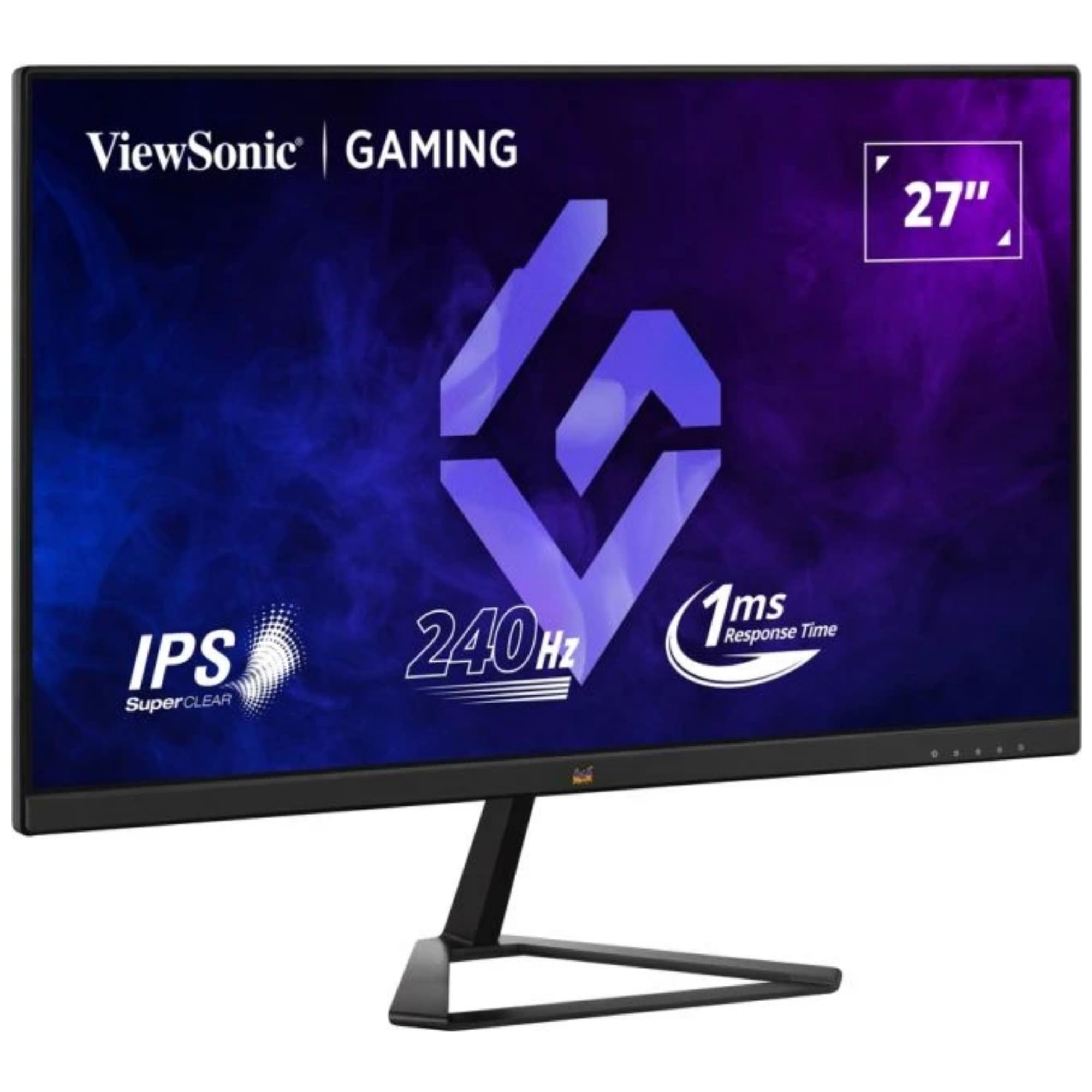 ViewSonic VX2779A-HD-PRO Écran Gaming 27 Pouces, FHD Moniteur de Jeu 1080p, 240 Hz, 1ms MPRT, AMD FreeSync, HDR10, HDMI, DP