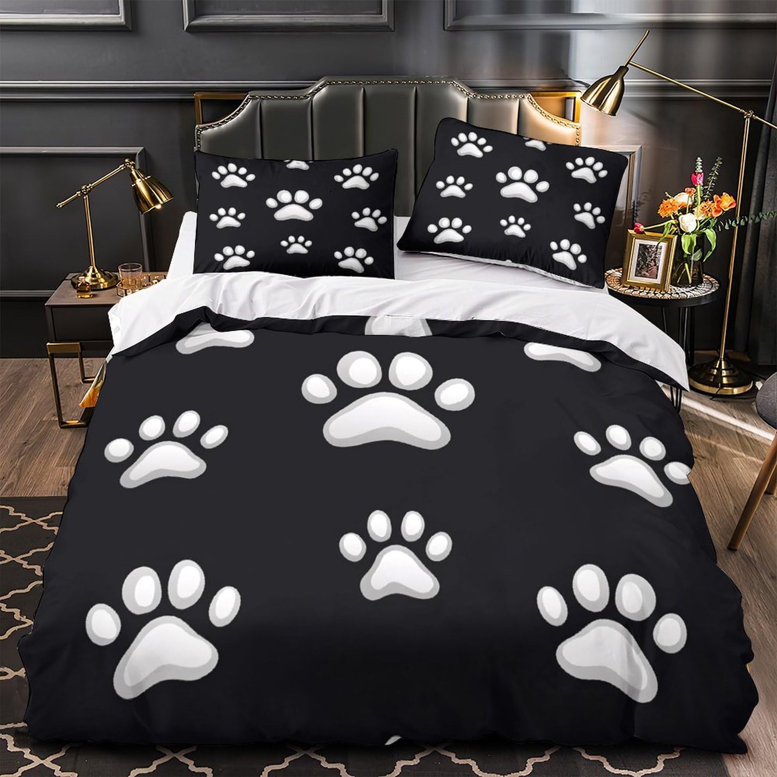 Housse de couette effet 3D pour chambre d'ado et enfants lit King