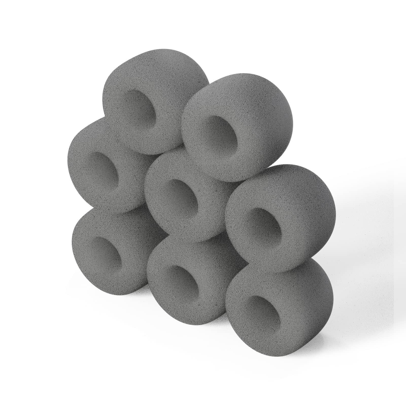 uahpet8 Pack Replacement Filter Sponges for Stainless Steel Cat Water Fountain, Suitable for uahpet Stainless Steel Pet Water Fountain