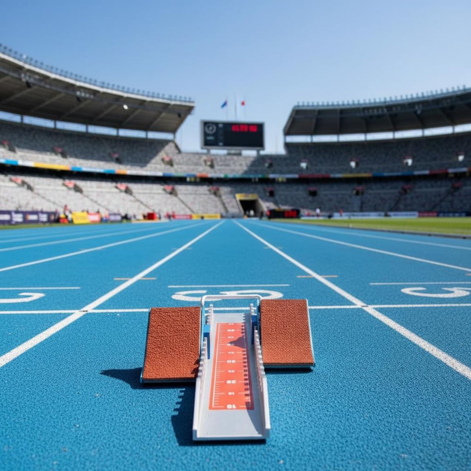 kowaku Blocco di Partenza Sportiva Multifunzione Blocco di Partenza in Alluminio Antiscivolo Attrezzatura Sportiva per Atleti