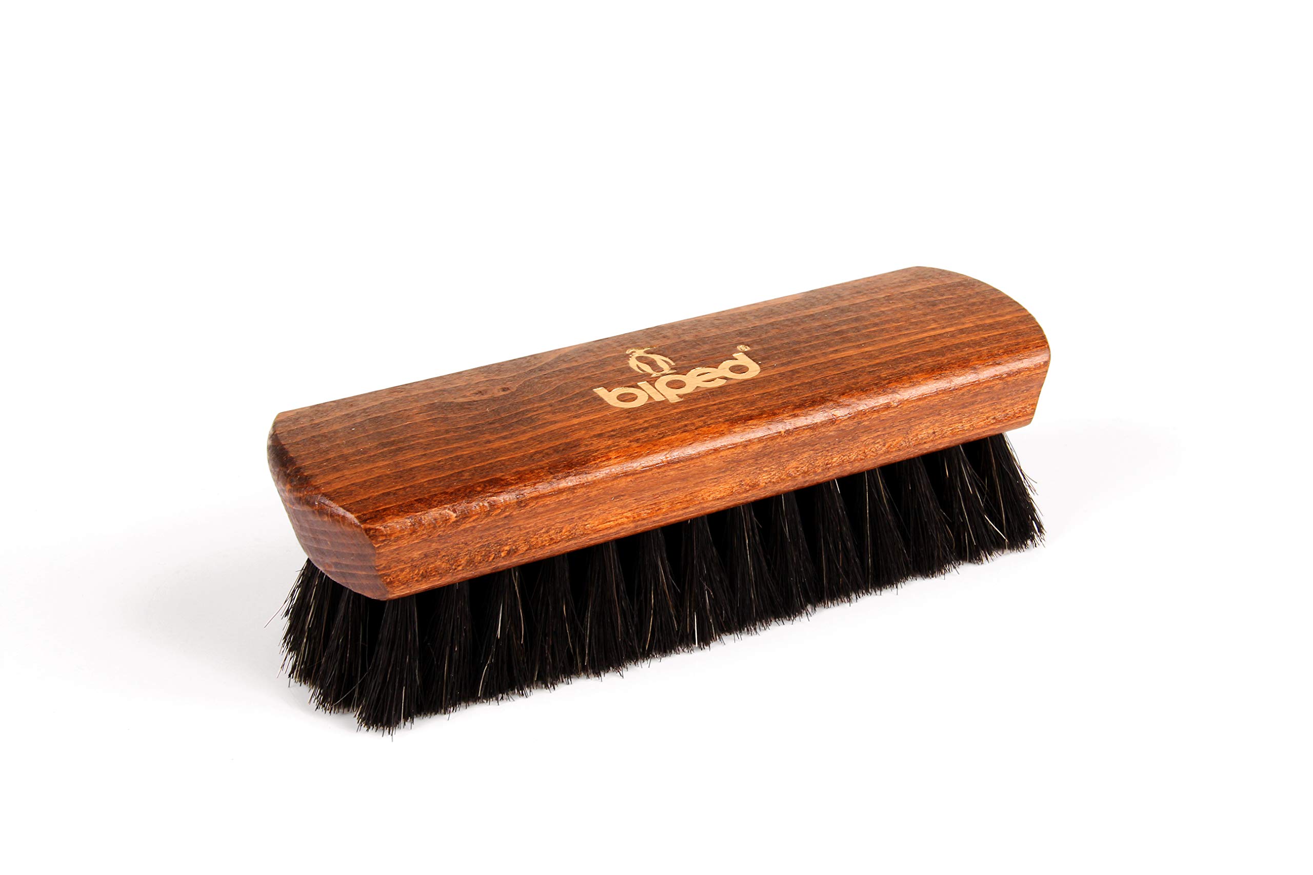 Spazzola Per Scarpe In Crine Di Cavallo Birch - 150x50x17 Mm, Per Lucidare E Distribuire Crema Su Pelle Lucida