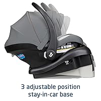 Vista 6 de Maxi-Cosi Mico Luxe Asiento de Coche Infantil con Base, Asiento de Coche Orientado hacia Atrás para Bebés, Asiento de Coche para Bebé 4-30 libras
