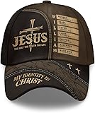 Jesuspirit - Personalized Classic Cap - Christian Gifts for Men and Women - Custom Gift for Morthers, Fathers Day, Birthday One Size The Way the Truth the Life