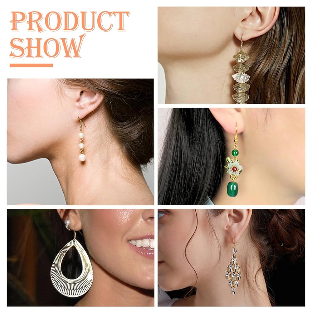 300 Teile Ohrringe Bastelset – Mit Ohrhaken, Verschlüssen & Ringen In Altbronze | DIY Schmuck Zubehör