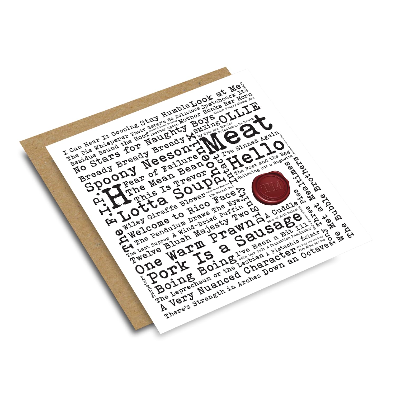 Willow Gifts - Episode Montage Title Taskmaster Stamp Square Card - Happy Birthday Task Master Time Starts Now Funny Fun Joke TV Show Greg Alex Team Gifts Presents (Personalised Message)