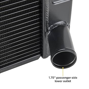 Amazon.com: Speedway Motors Universal Aluminum Radiator, 24