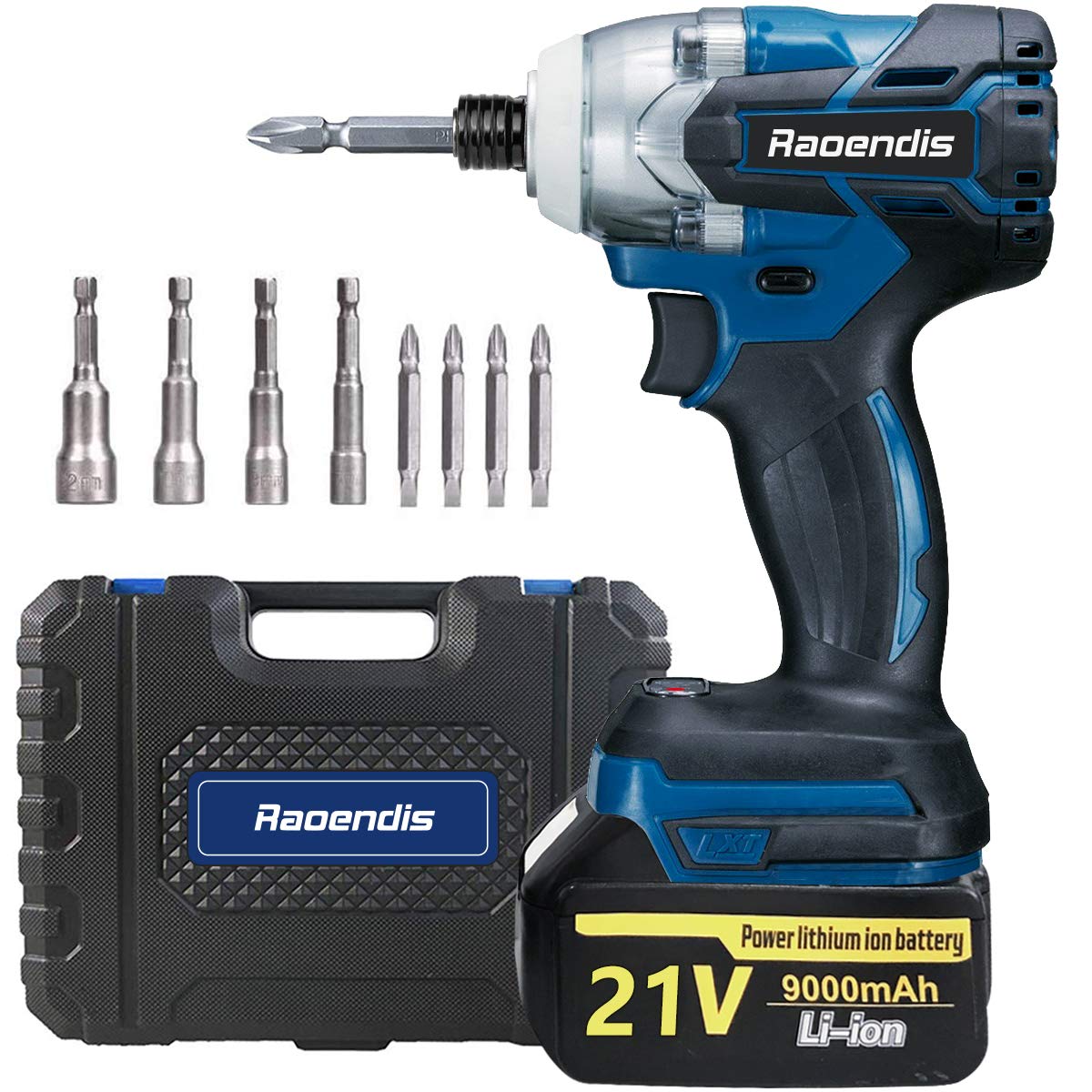 Amazon | 電動インパクトドライバー 21V 充電式 コードレス 無段変速  