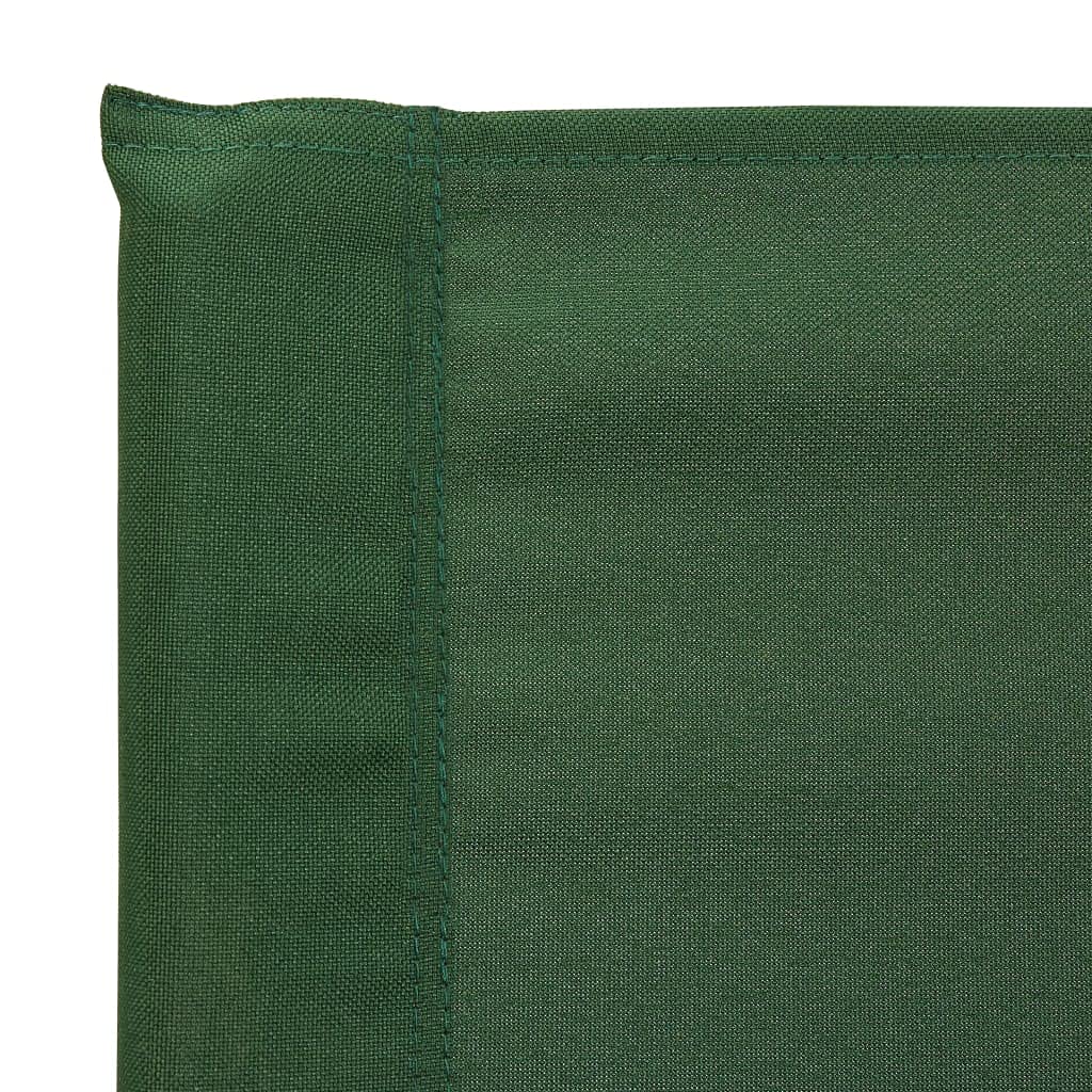 vidaXL 2X Sillas de Director Verdes Mobiliario Decoración Cómodas Robustas Resistentes Funcionales Prácticas Modernas Elegantes Madera Maciza de Acacia
