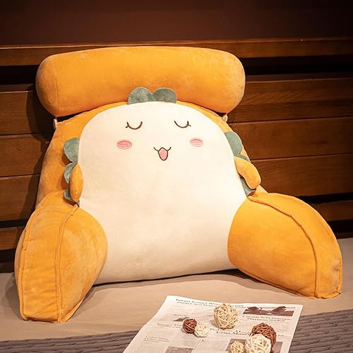 Almohada de lectura para cama, cuña de felpa grande de algodón de polipropileno, sofá de apoyo para la espalda, cama, automóvil, oficina, descanso,
