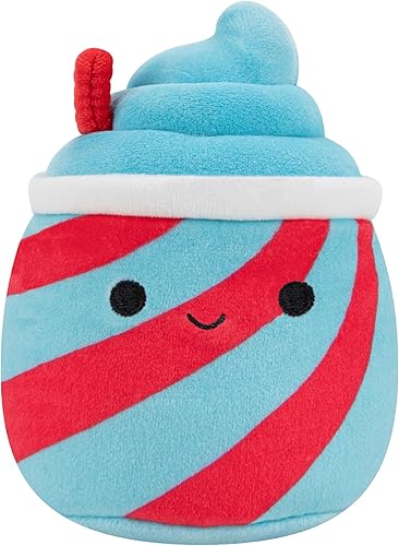 Miniatura 5 de Squishmallows Paquete de 4 juguetes originales de 3.5 pulgadas para perros, pequeños y ultrasuaves, juguetes oficiales de felpa para mascotas,