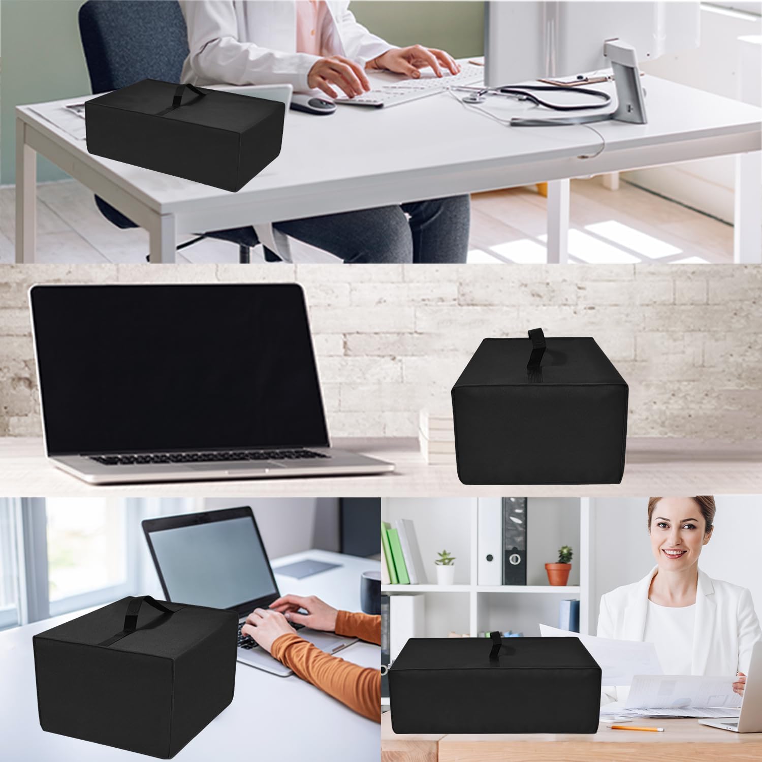 Printer Cover Antistatic Dust-proof Water-Proof Protective Cover Case Heavy Duty Printer Dust Cover for Canon PIXMA TS3520 Compact Wireless All-in-One Printer (14.2''D x 18.1''W x 5.9''H)