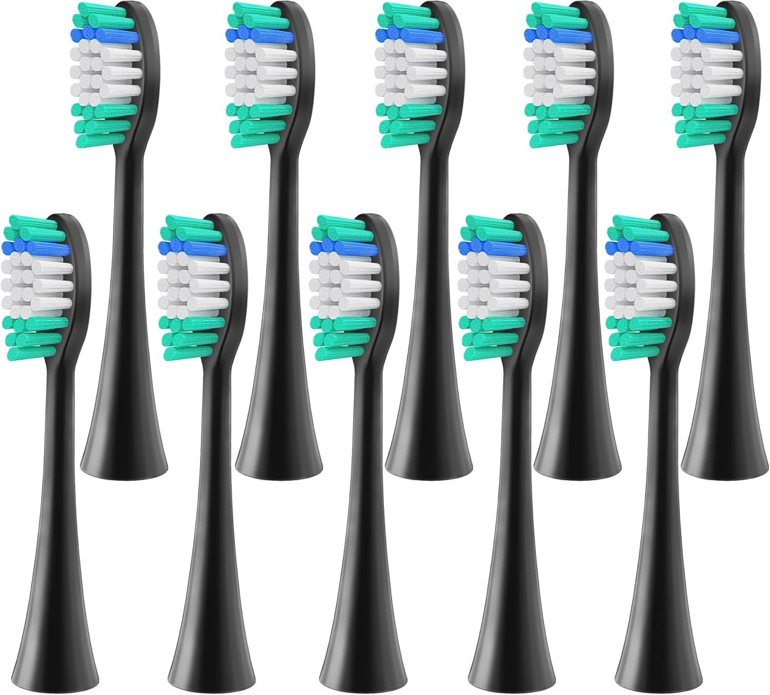 Replacement Toothbrush Heads Compatible with AquaSonic Black Series Electric