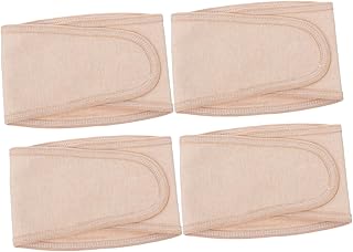 COLLBATH 4 Unidades De Algodão Colorido Circunferência Da Barriga Do Bebê Aquecedor De Barriga Infantil Suporte Para Barriga Recém-Nascido Faixa De Barriga Infantil Faixa Umbilical De Bebê