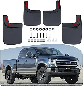 Autrix Mud Flaps for 2017–2025 Ford F-250/F-350 Super Duty (Single Rear Wheel)