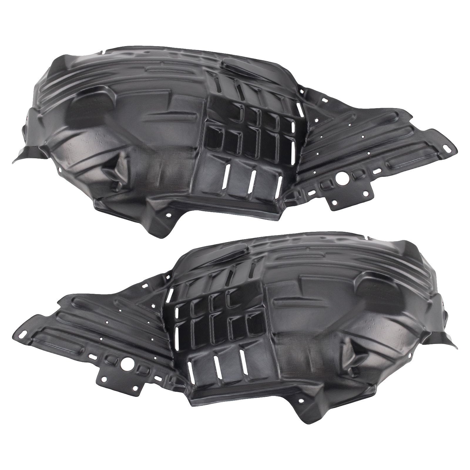 TRQ Front Driver and Passenger Side Forward Inner Fender Liner Set