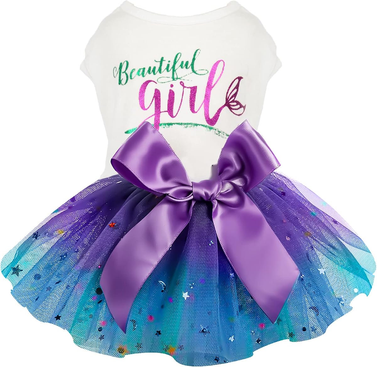 Dog Birthday Dress Dog Clothes for Small Dogs Girl Puppy Princess Tutu Cute Tulle Dresses Pet Party Costumes Cat Apparel Doggie Outfits