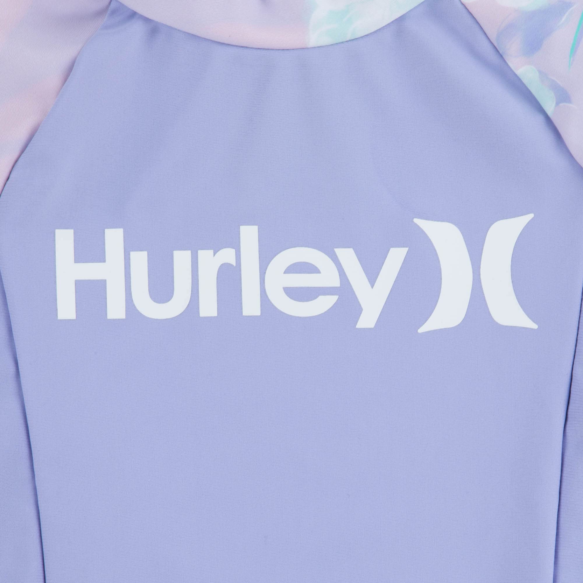 Hurley Hrlg 2 Piece Rashguard Set Traje de baño de Dos Piezas Niñas