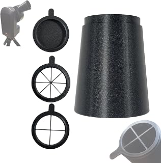 Dew Shield Kits Compatible with ZWO Seestar S50-3D Printed Seestar S50 Accessories(1pc Dew Shield, 3pcs Dust Cap)