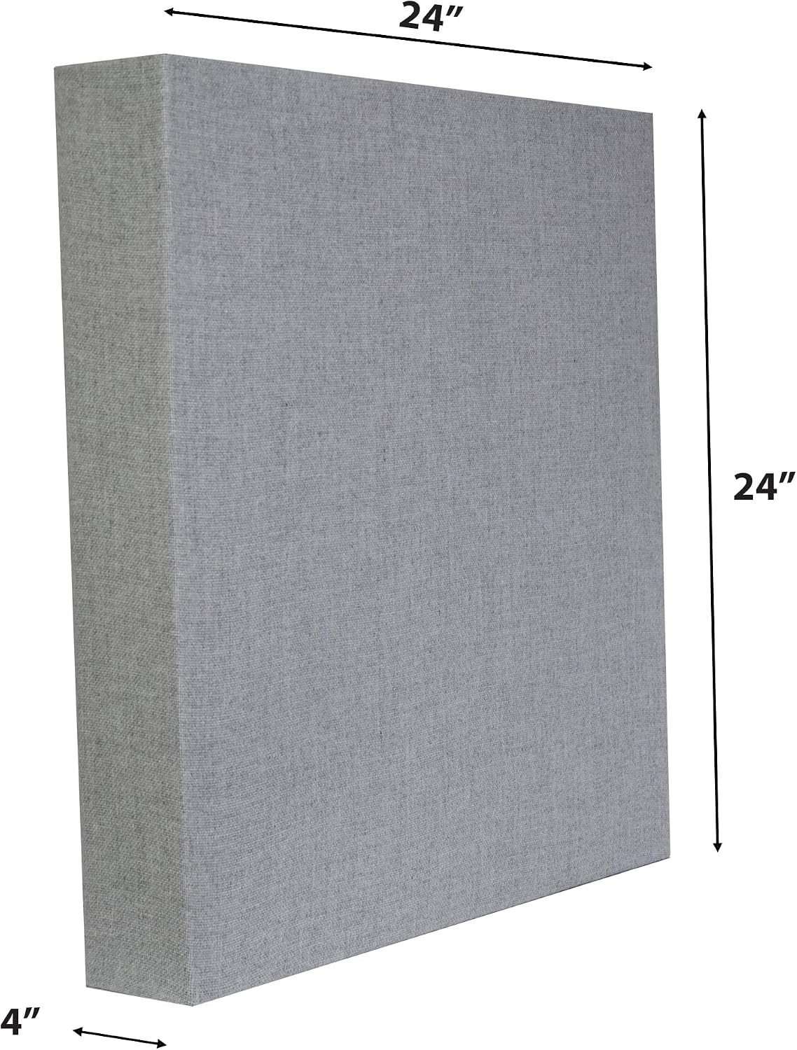 Bass Trap Full Range Sound Absorbing Echo Reducing Studio Acoustic Wall Panel 24" x 24" x 4" (Blue Smoke)