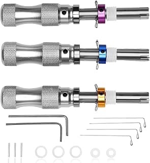 Rohrschloss-Pick-Set, Edelstahl-Werkzeugsatz Zum Öffnen von Rohrschlössern mit Einfacher Entriegelung, für Anfänger und Professionelle Schlosser