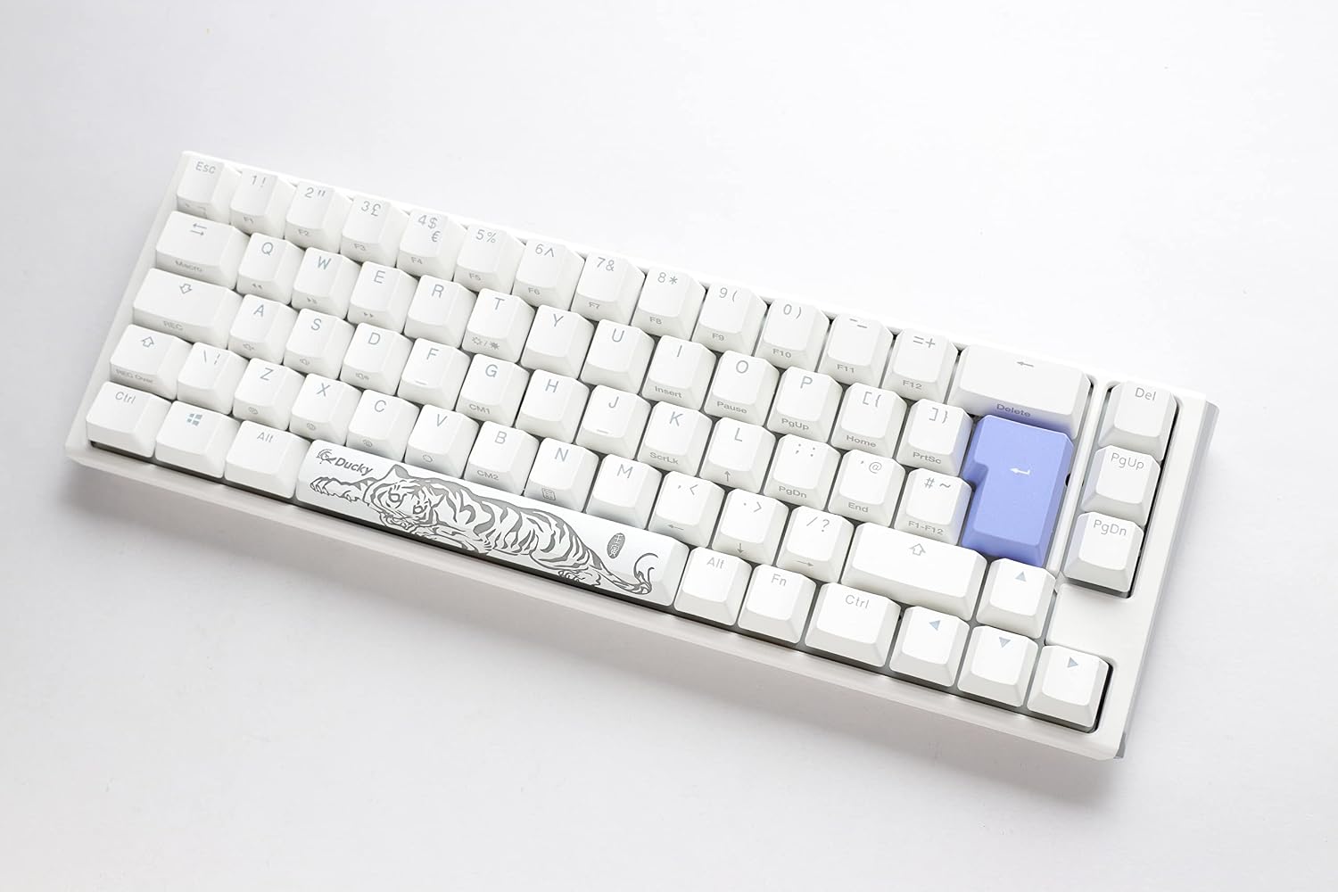 Ducky One3 Pure White SF RGB Brown Cherry MX Switch Keyboard - UK Layout, Cherry MX Brown Switch, SF (65%) - Image 4