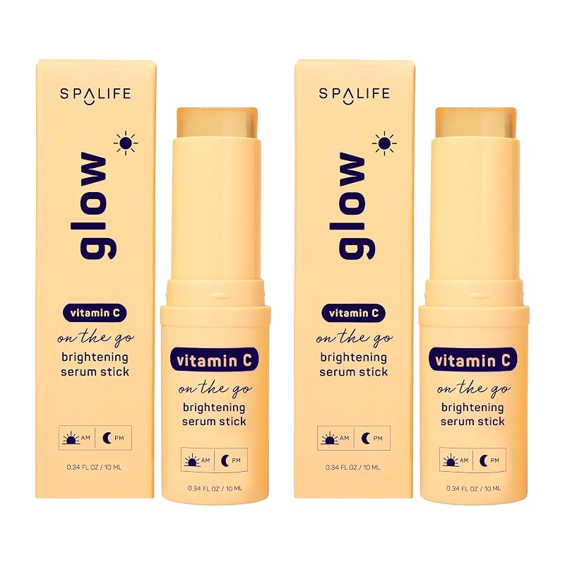 Sérum facial em bastão com vitamina C SpaLife, Pacote com 2
