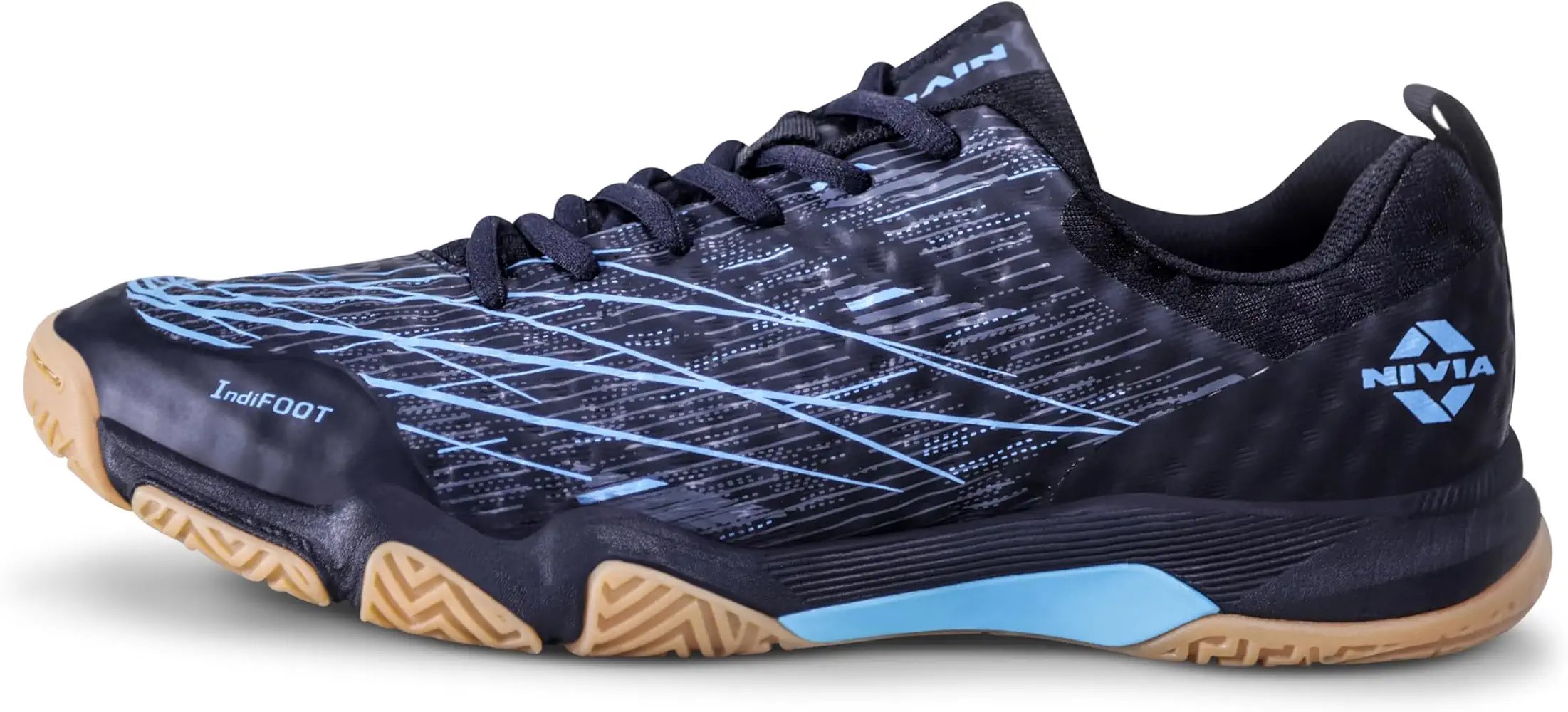 Nivia Powerstrike 2.0 Badminton Shoes for Mens | Phylon, Natural Rubber Sole with Breathable mesh Upper for Sports, Badminton, Volleyball, Squash, Tab...