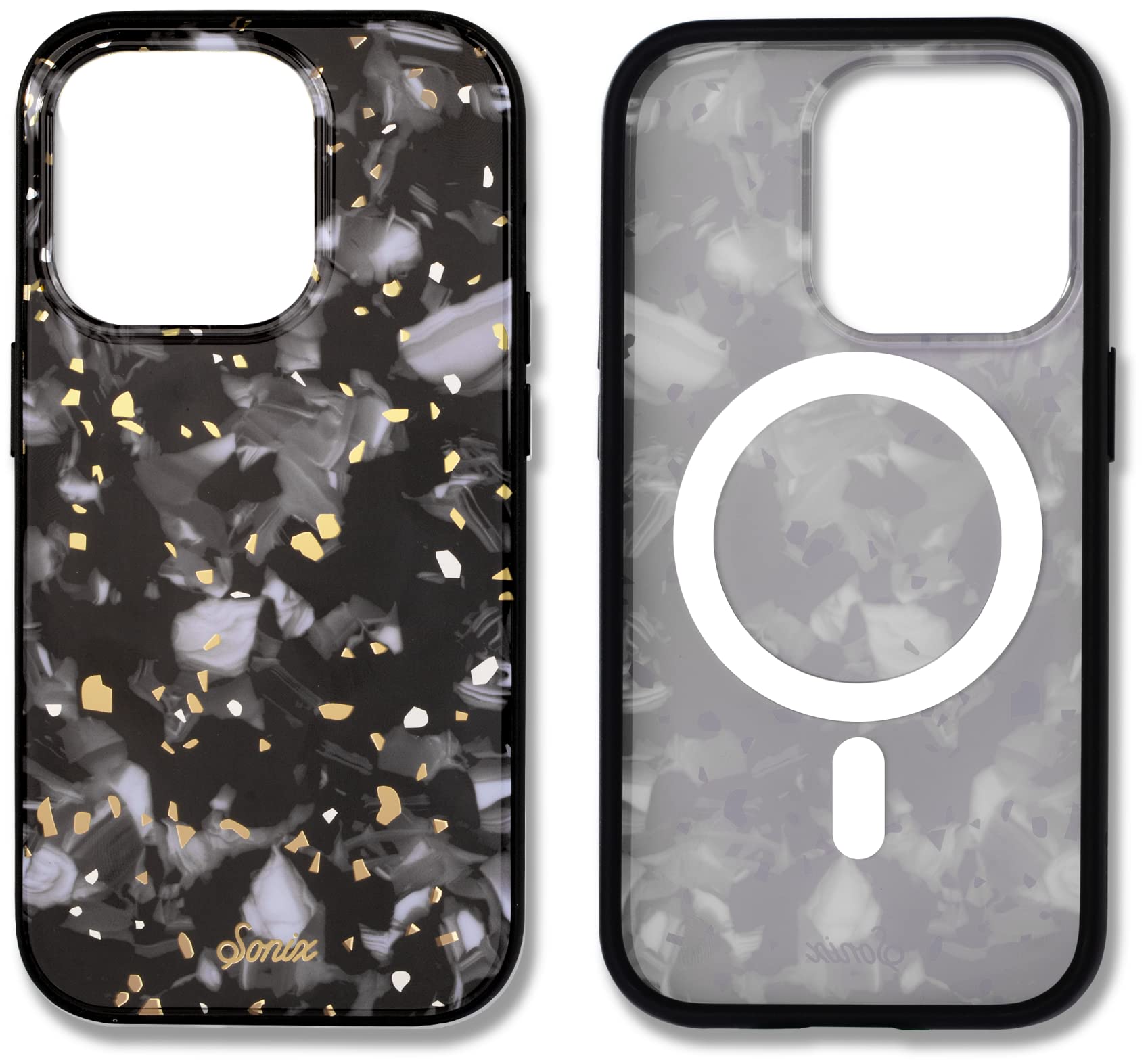 SonixCase for iPhone 14 Pro | Compatible with MagSafe | 10ft Drop Tested | Nebula Tort