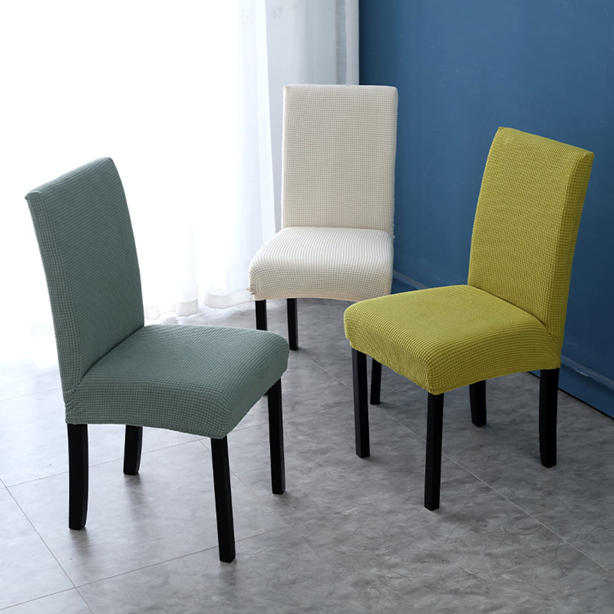 Copertura Copri Panca per Panca da Pranzo Elastica in Poliestere Spandex Elasticizzato Jacquard Ottomana Copriscarpe Copertura per Panca da Pranzo Rimovibile ( Color : I , Size : 107-140cm/42-55in