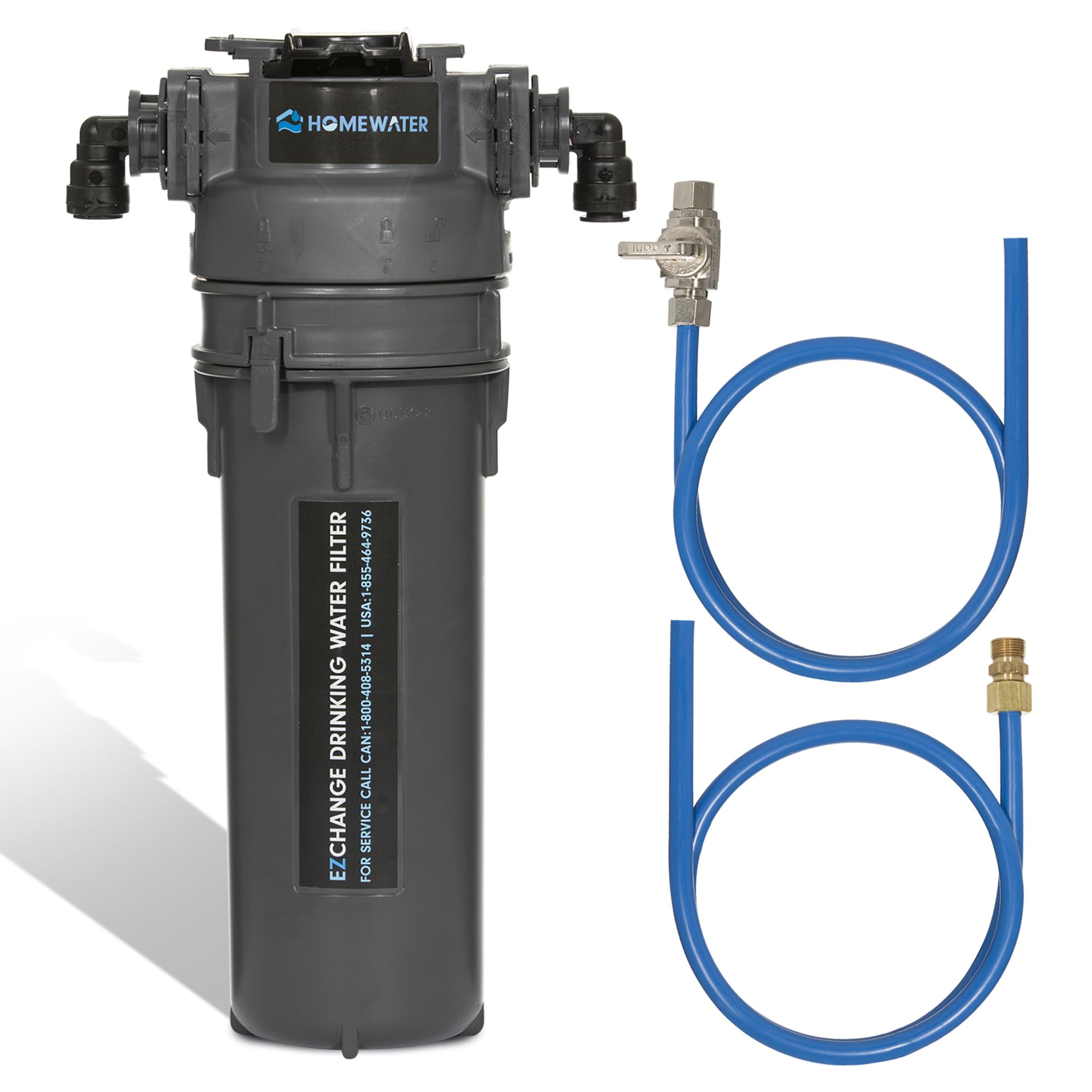 clean water HOMEWATER EZChange Single Stage Under Sink Water Filter