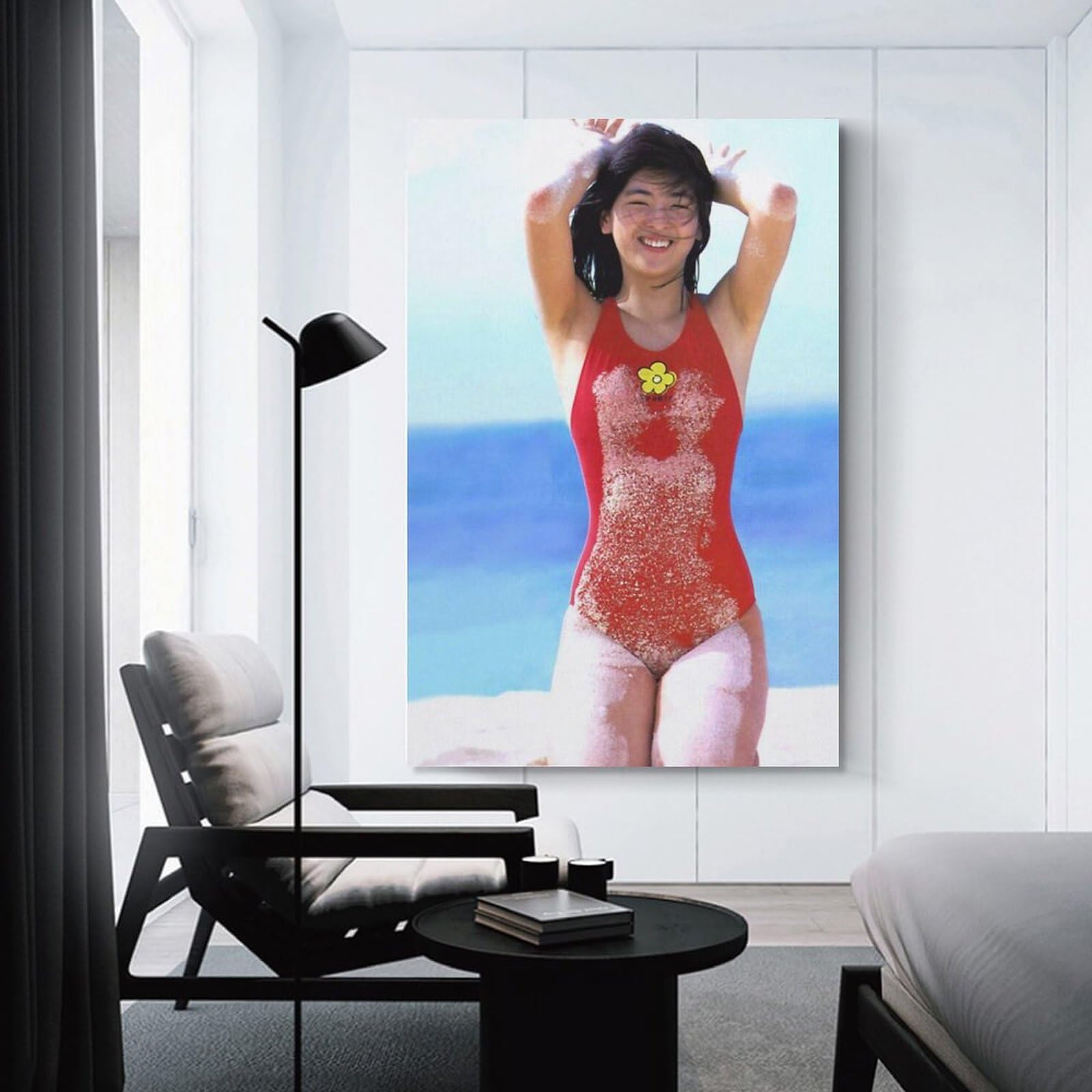 Amazon.co.jp: 中山美穂女優レトロ水着写真1ポスター 印刷 ポスター