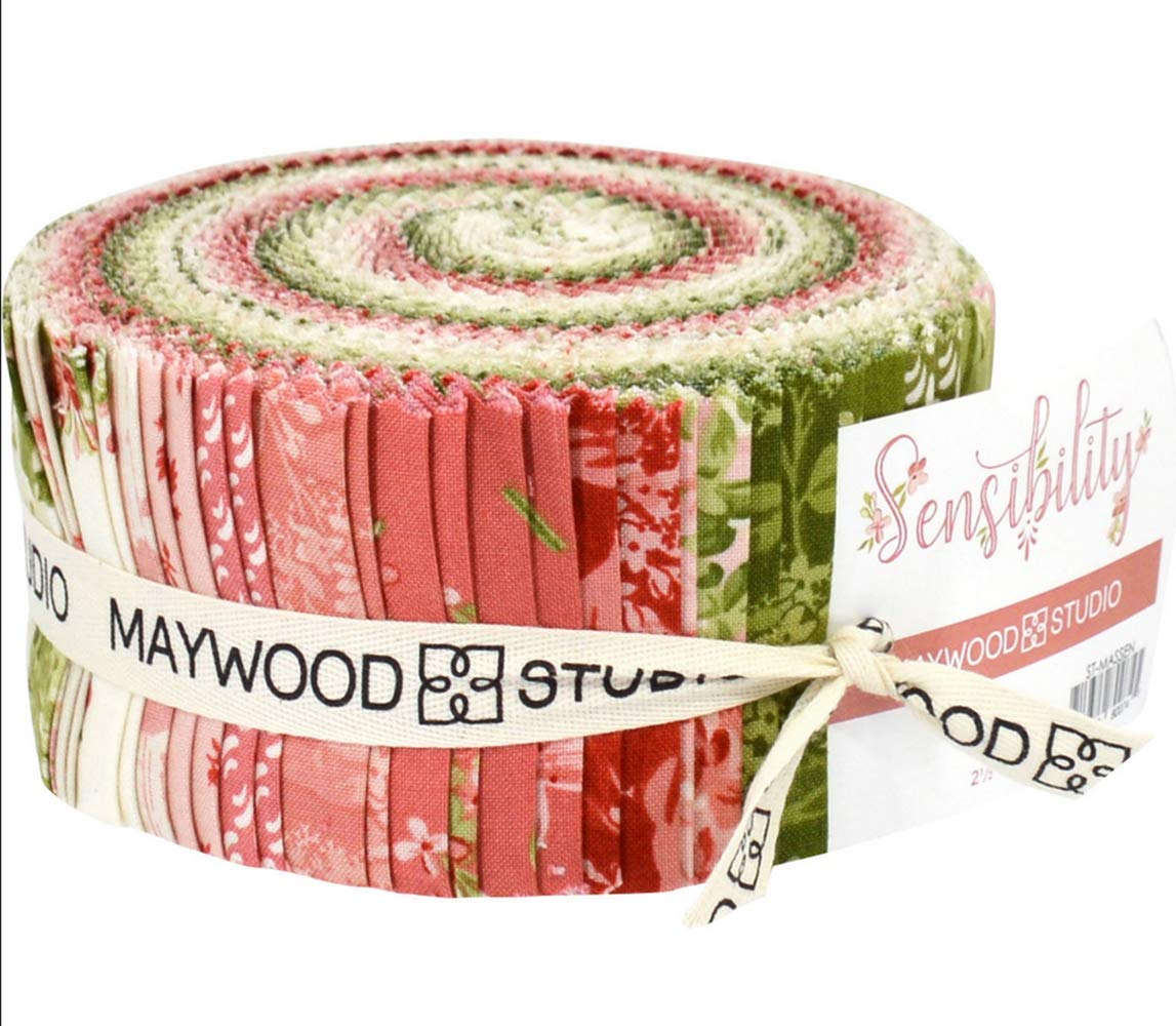 Arts, Crafts & Sewing Sensibility 40 2.5inch Strips Jelly Roll Maywood