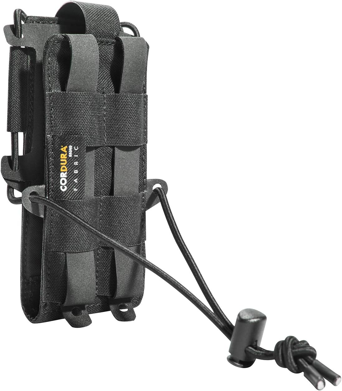 Tasmanian Tiger Digi Radio Pouch – Durable Cordura Radio Holster, MOLLE-Compatible, Compact Tactical Accessory for Digital Radios, Black