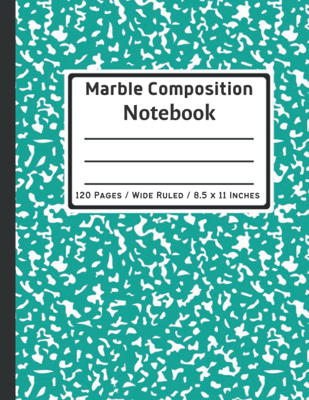 Marble Composition Notebook 120 Pages / Wide Ruled / 8.5 x 11 Inches,: Soft White Marble And Rose Gold - Composition Book For Girls, Kids, School, Students And Teachers .