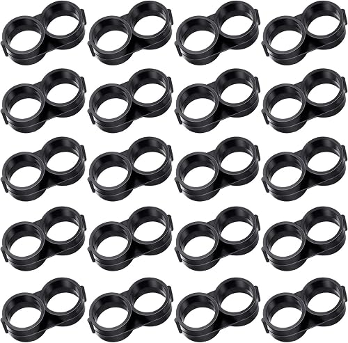 Boao 20 Pack Drip Irrigation End Caps, 16mm 1/2 in Tubing End Plug Fittings